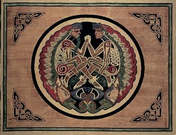 Celtic Bedspread/Tapestry